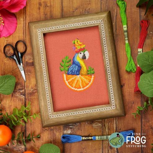Fruit Hat Senorita - Cross Stitch Pattern