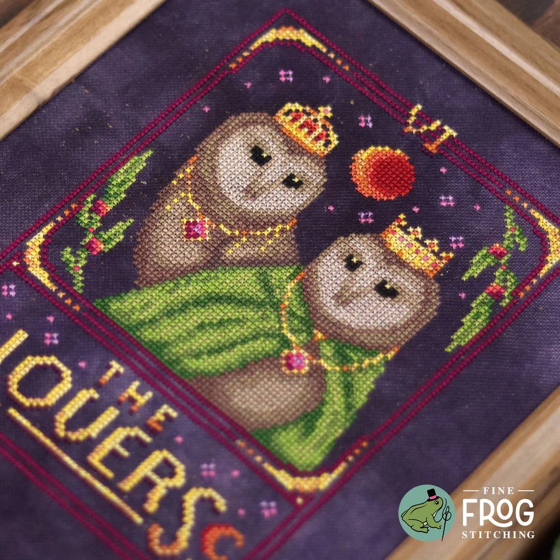 Feather Tarot - The Lovers - Cross Stitch Pattern