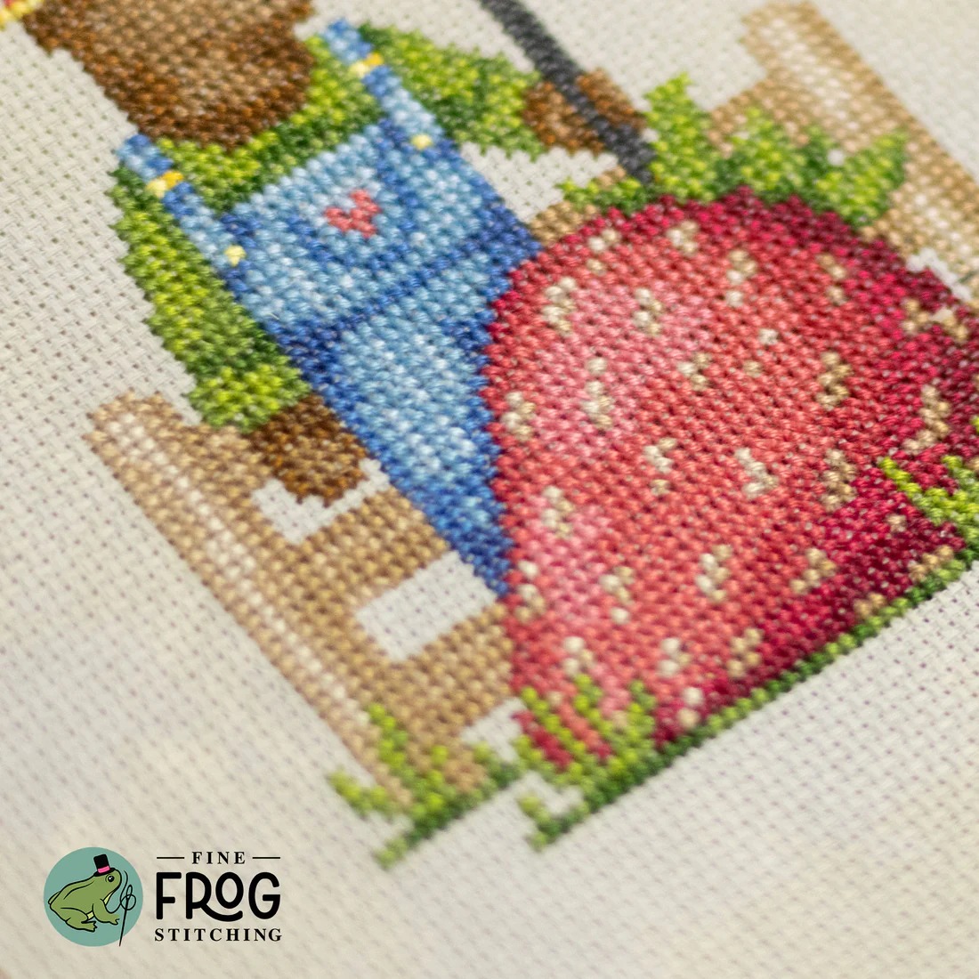 Strawberry Farmer - Cross Stitch Pattern