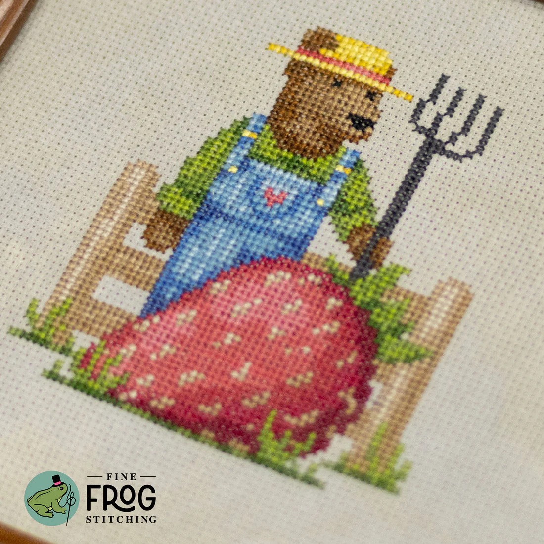 Strawberry Farmer - Cross Stitch Pattern