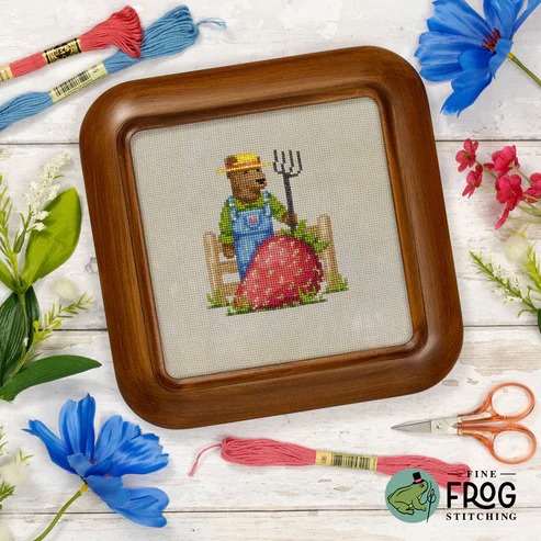 Strawberry Farmer - Cross Stitch Pattern