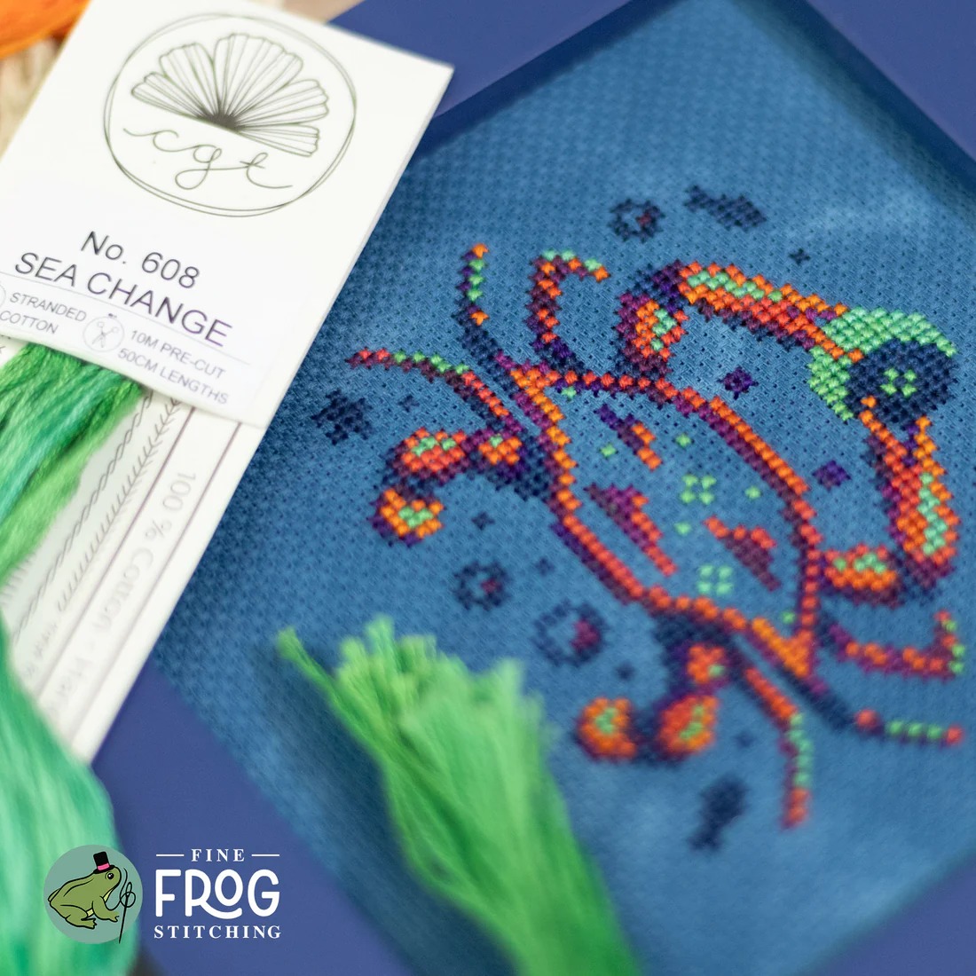 Crescent Crab - XStitch The Rainbow - Cross Stitch Pattern