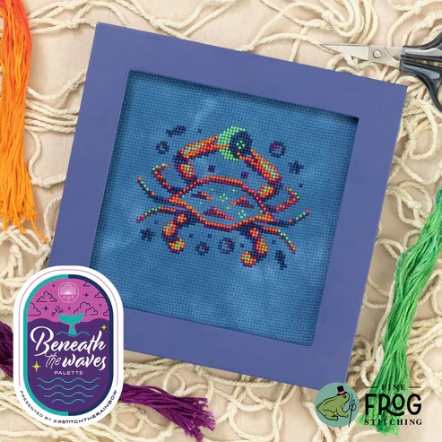 Crescent Crab - XStitch The Rainbow - Cross Stitch Pattern