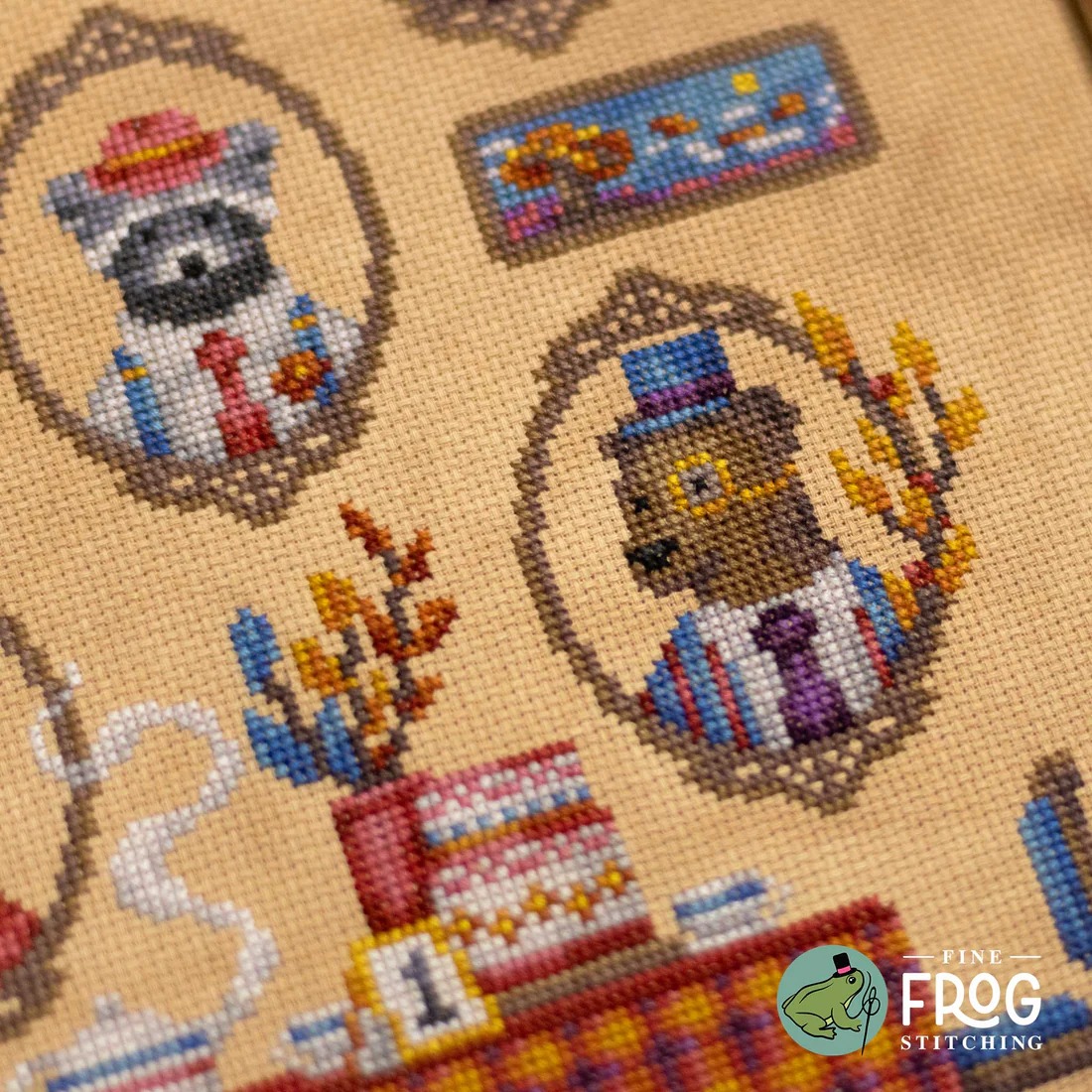 Twigs and Tea - Cross Stitch Pattern