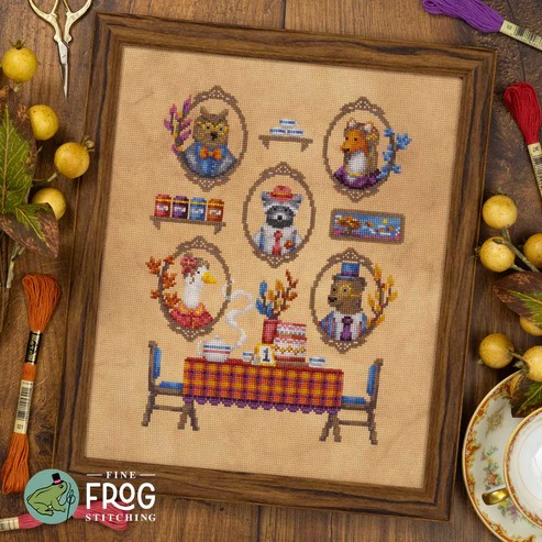 Twigs and Tea - Cross Stitch Pattern