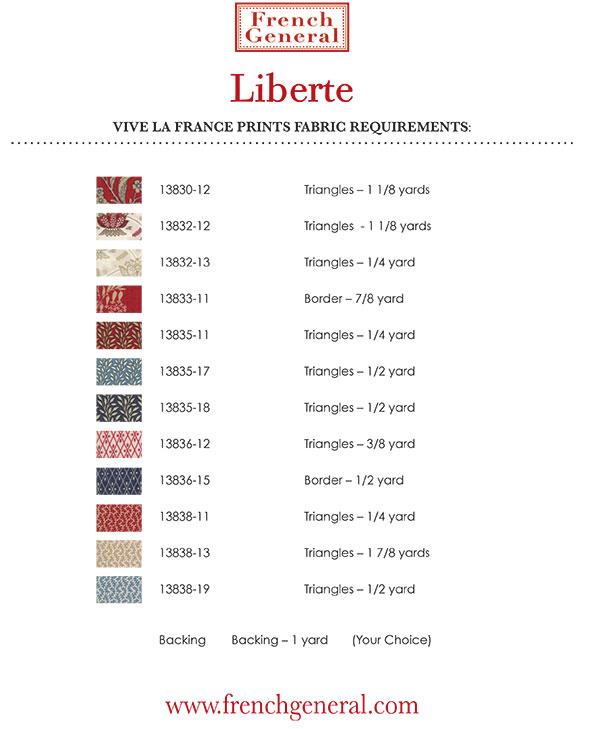 Liberte - Quilt Pattern