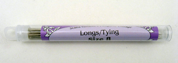Longs Tying Needles 4ct Size 8