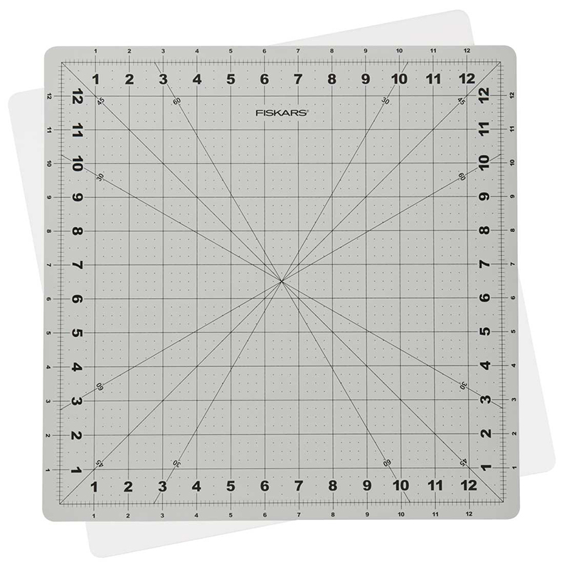 Rotating Rotary Cutting Mat 14" x 14" Grey