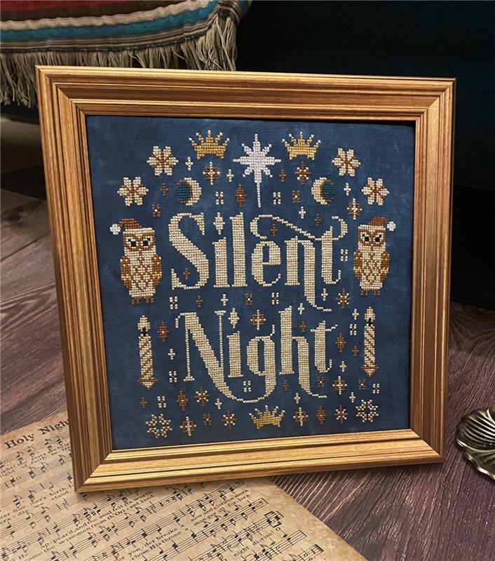 Silent Night - Christmas Cross Stitch Pattern