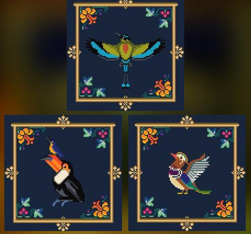 Jewels of the Jungle - Pack 2 - Cross Stitch Pattern
