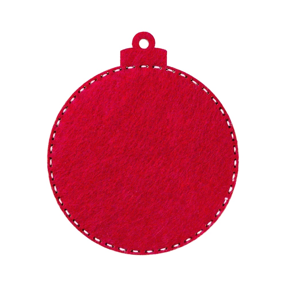 Festive House - Christmas Ornament Wooden Bead Kit, different perspective #2, zoomed in. Select this picture to zoom back out.