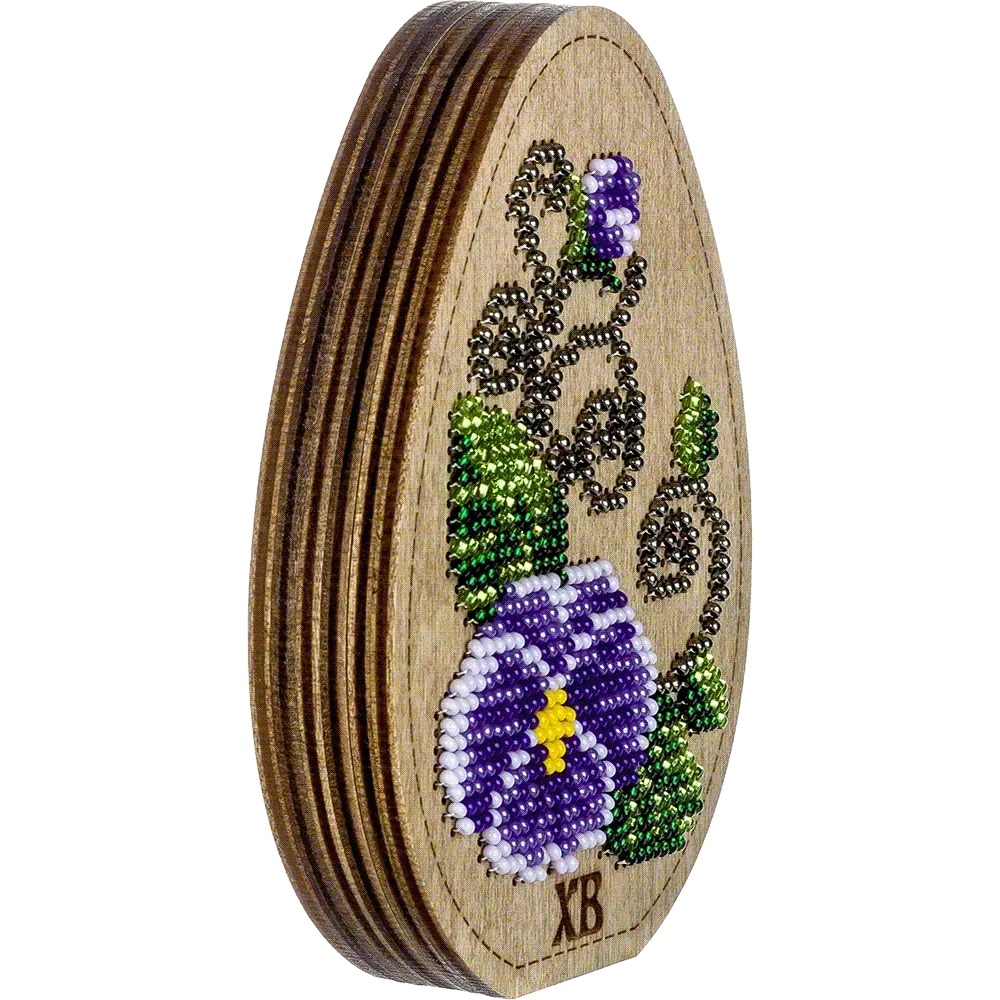 Box-Egg #4 Double-Sided - Ornament Wooden Bead Kit, different perspective #1, zoomed in. Select this picture to zoom back out.