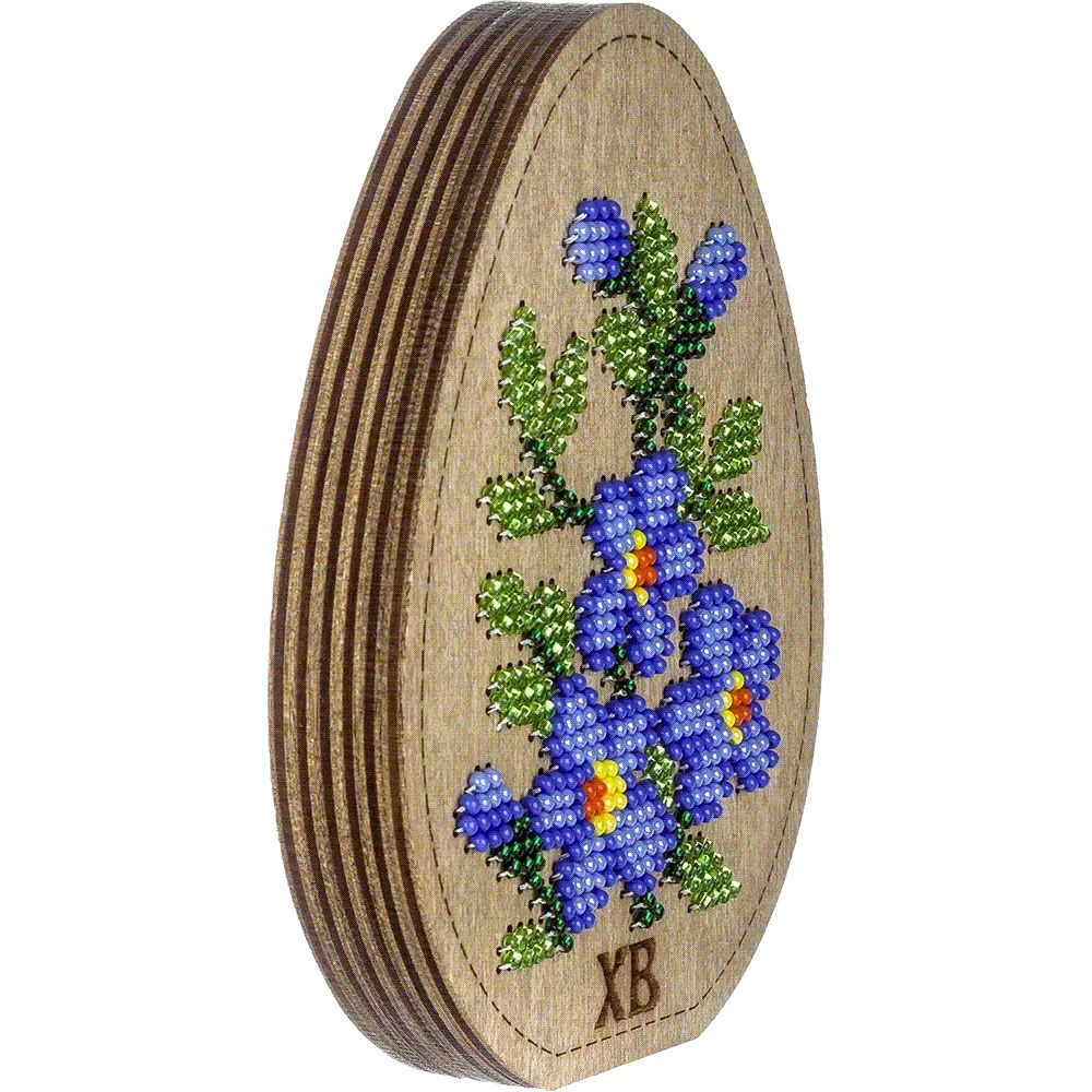 Box-Egg #3 Double-Sided - Ornament Wooden Bead Kit, different perspective #1, zoomed in. Select this picture to zoom back out.