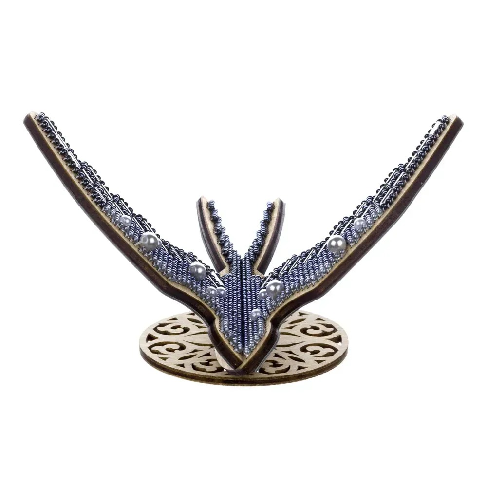 Swallow - Wooden Bead Kit, different perspective #2, zoomed in. Select this picture to zoom back out.