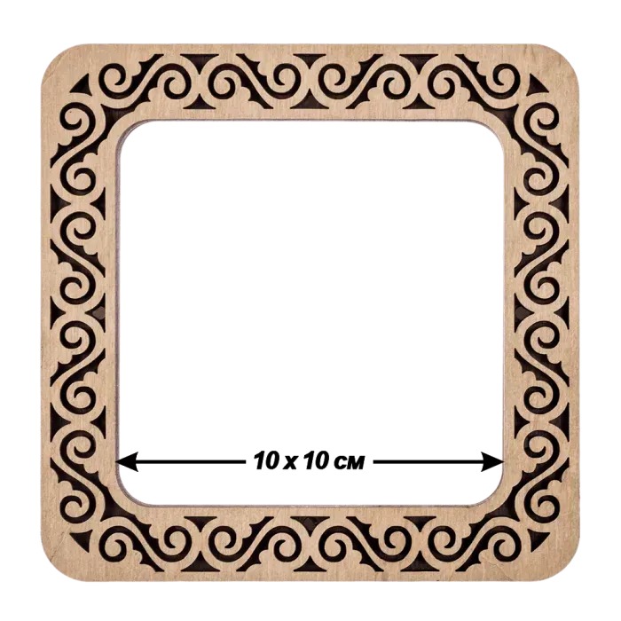 Magnetic Embroidery Frame Swirls - 5.5 x 5.5, different perspective #2, zoomed in. Select this picture to zoom back out.