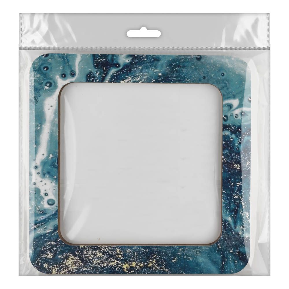 Magnetic Frame Ocean Blue - 7.5 x 7.5 - Fits Mill Hill Kits, different perspective #3, zoomed in. Select this picture to zoom back out.
