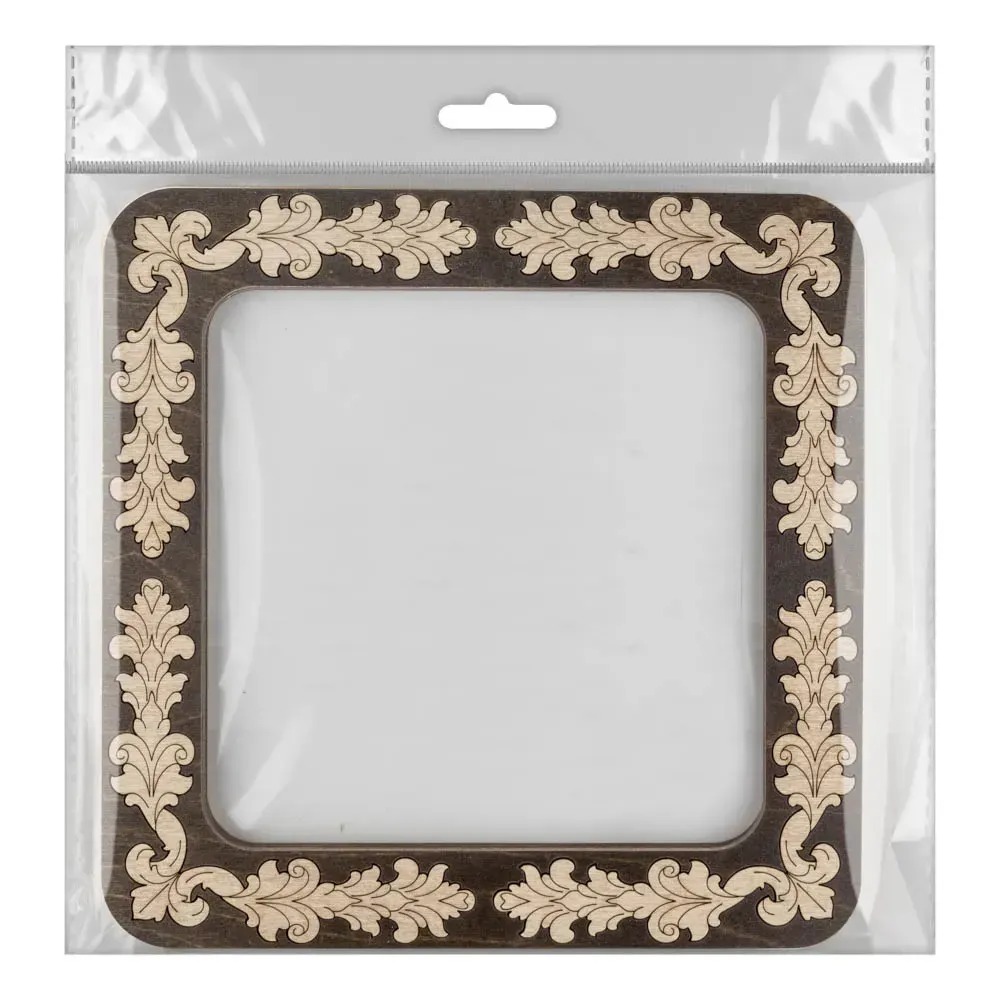 Magnetic Frame Flourish - 7.5 x 7.5 - fits Mill Hill Kits, different perspective #3, zoomed in. Select this picture to zoom back out.
