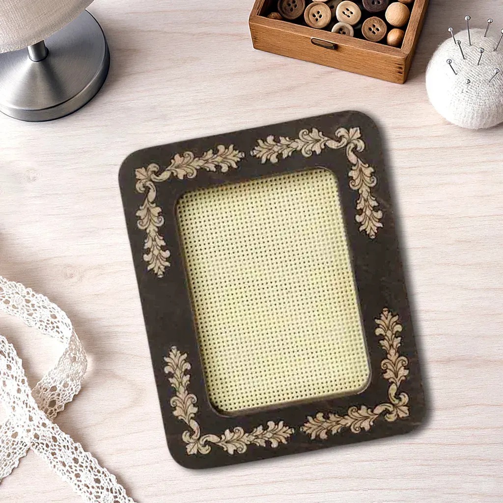 Magnetic Frame Flourish - 4.1 x 5.1 - Fits Mini Mill Hill, zoomed in. Select this picture to zoom back out.