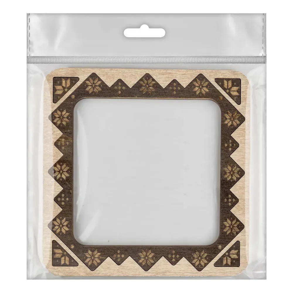 Magnetic Embroidery Frame Geometric - 5.5 x 5.5, different perspective #3, zoomed in. Select this picture to zoom back out.