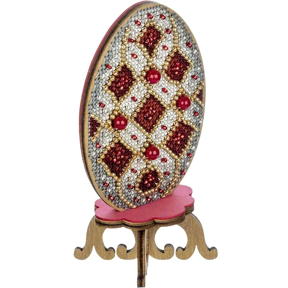 Easter Egg - 038 - Cross Stitch Kit, different perspective #1, zoomed in. Select this picture to zoom back out.