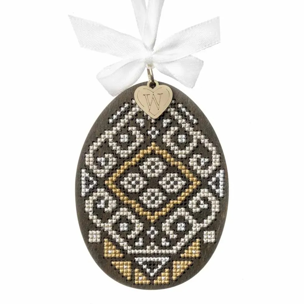 Easter Egg - 089 - Cross Stitch Kit, different perspective #1, zoomed in. Select this picture to zoom back out.