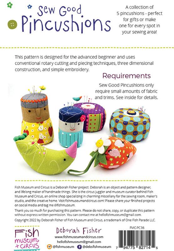 Sew Good Pincushions - Sewing Pattern