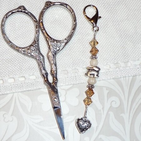Bunny Love Scissors Fob