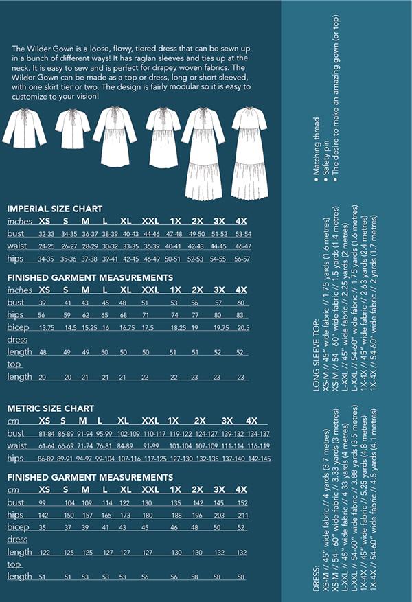 The Wilder Gown - Quilt Pattern