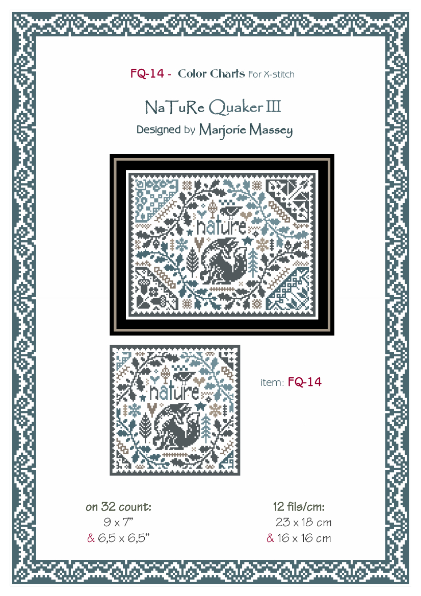 Nature Quaker III - Cross Stitch Pattern