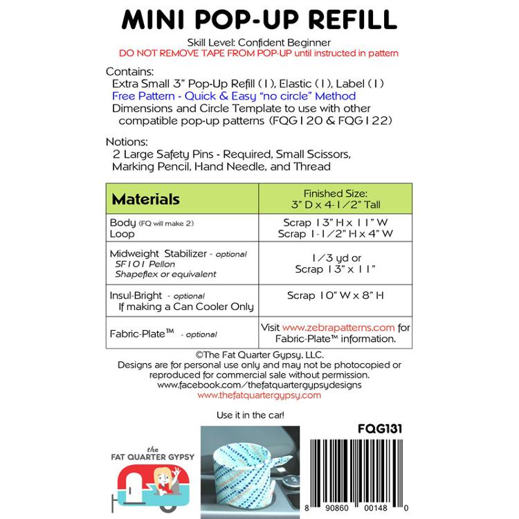 Mini Pop Up Refill