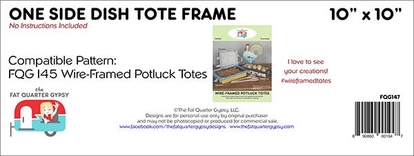 Side Dish Tote Frame - Quilt Pattern