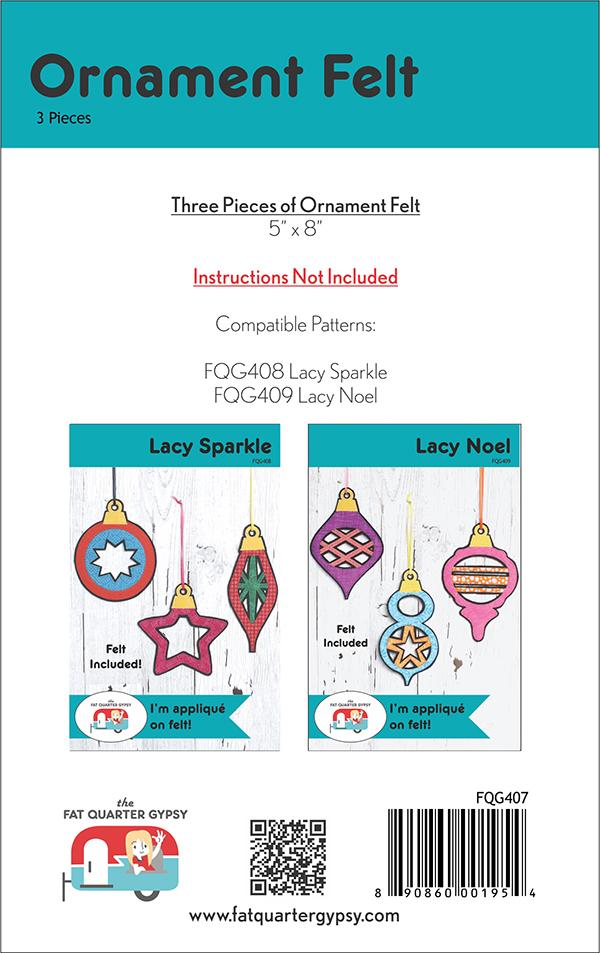Lacy Ornament Felt Refill - Quilt Pattern