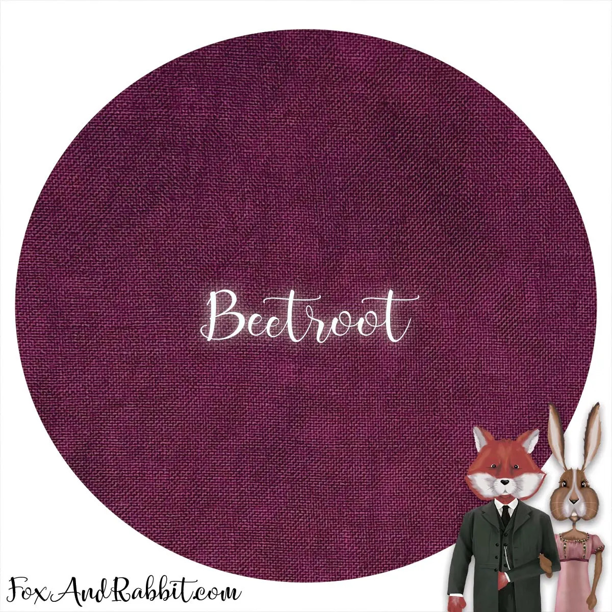 18 Ct. Beetroot Aida 12x17