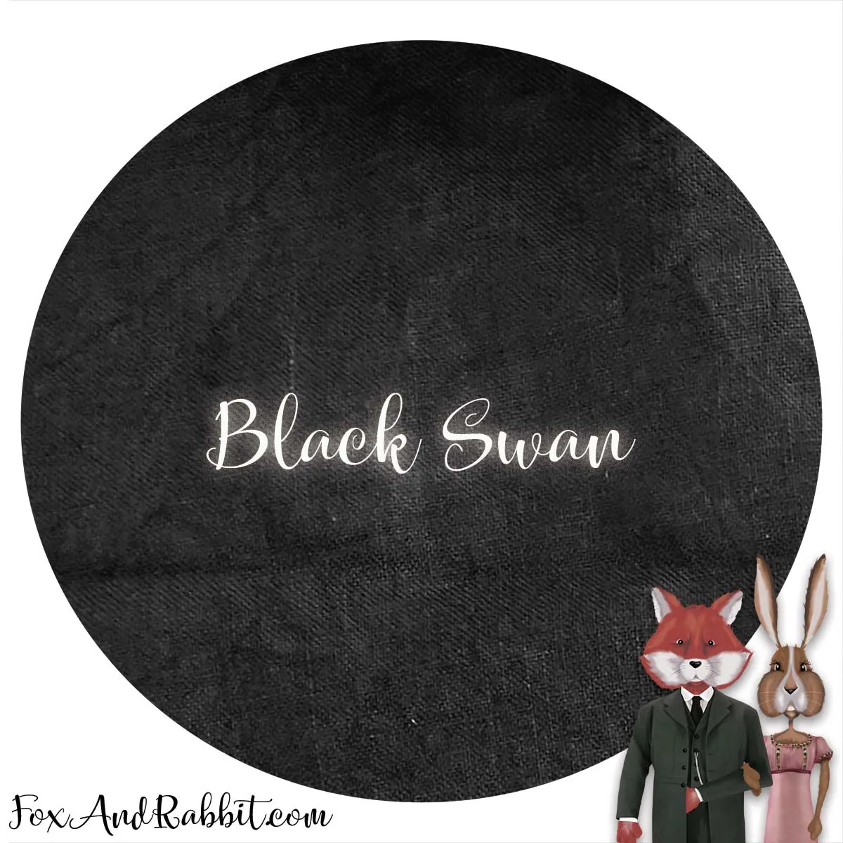 18 Ct. Black Swan Aida 12x17