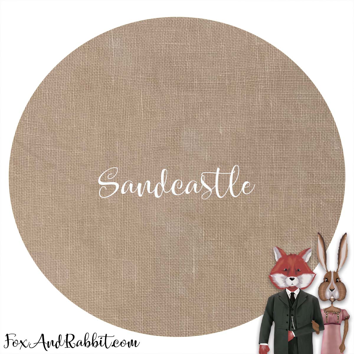 18 Ct. Sandcastle Aida 12x17