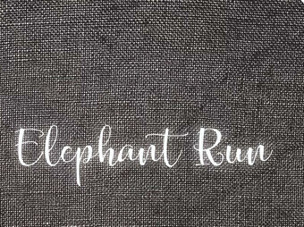 28 Ct. Elephant Run Linen 8x12
