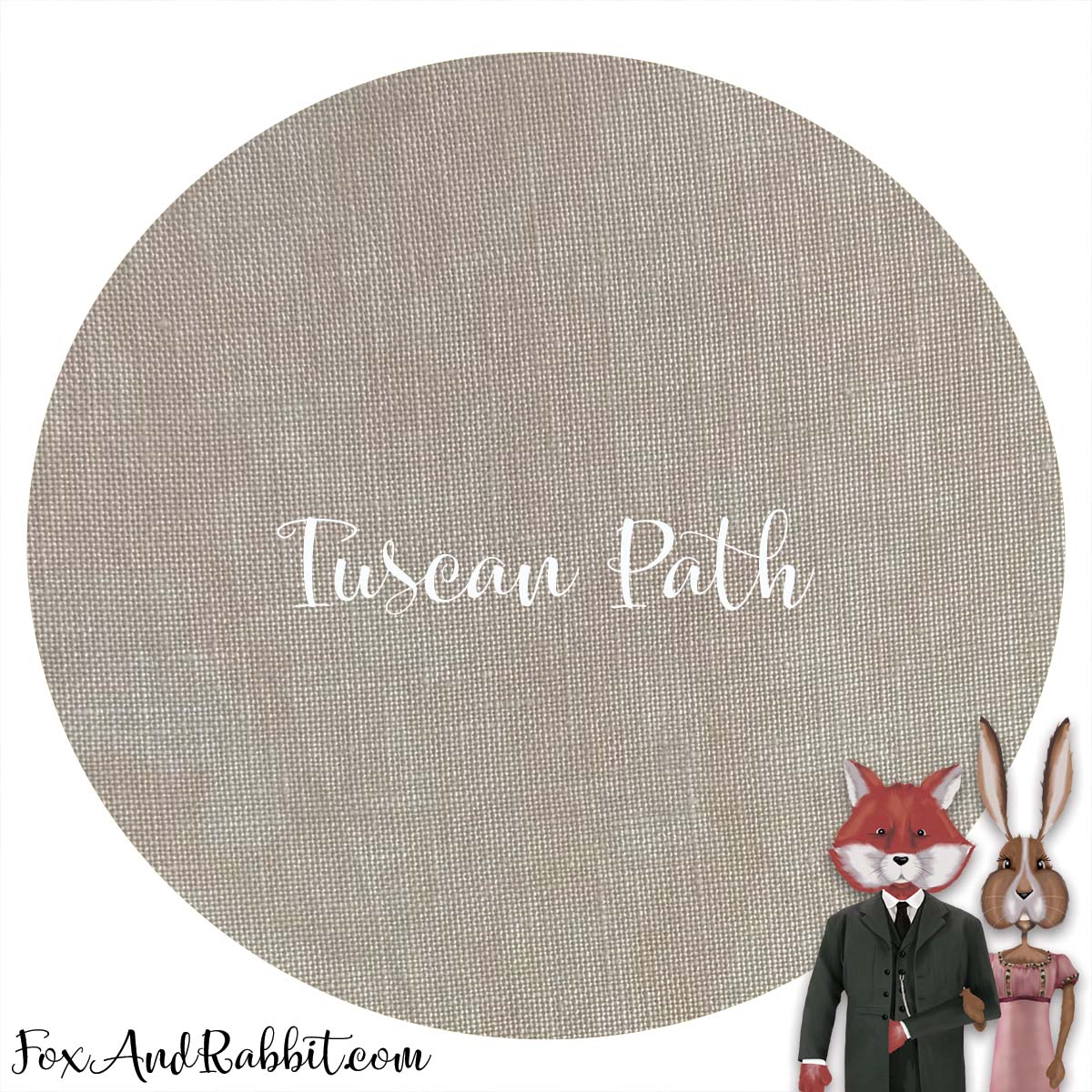 28 Ct. Tuscan Path Linen 12x17
