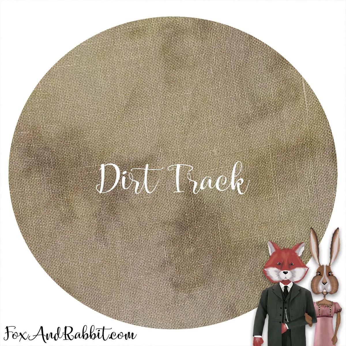 36 Ct. Dirt Track Linen 12x17
