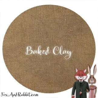 56 Ct. Baked Clay Linen 12x17