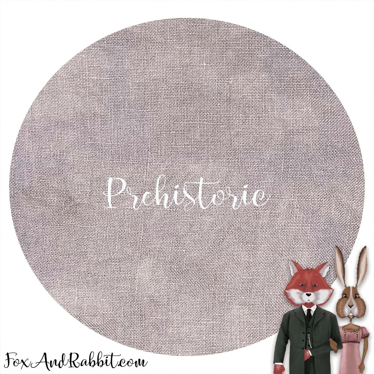 56 Ct. Prehistoric Linen 12x17