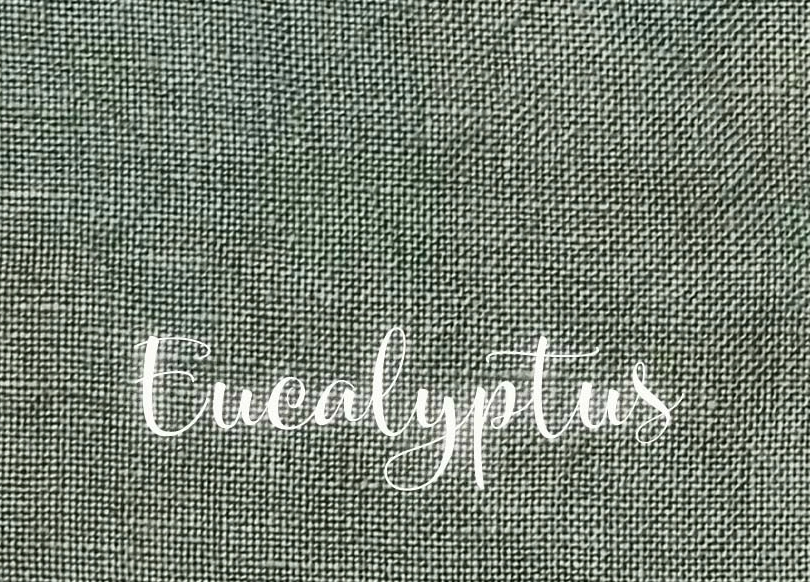 36 Ct. Eucalyptus Linen 12x17