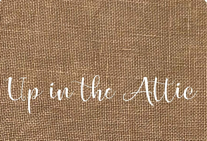 36 Ct. Up in the Attic Linen 8x12