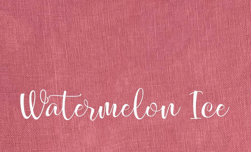 36 Ct. Watermelon Ice Linen 12x17