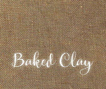 32 Ct. Baked Clay Linen 12x17