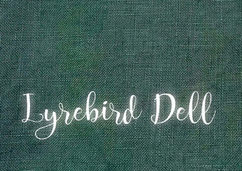 40 Ct. Lyrebird Dell Linen 12x17