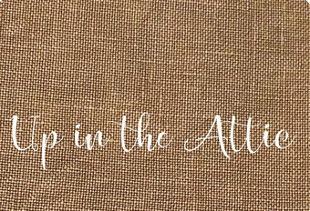 40 Ct. Up in the Attic Linen 12x17