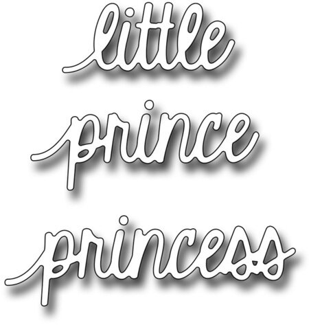 Little Prince Princess - Frantic Stamper Craft Dies