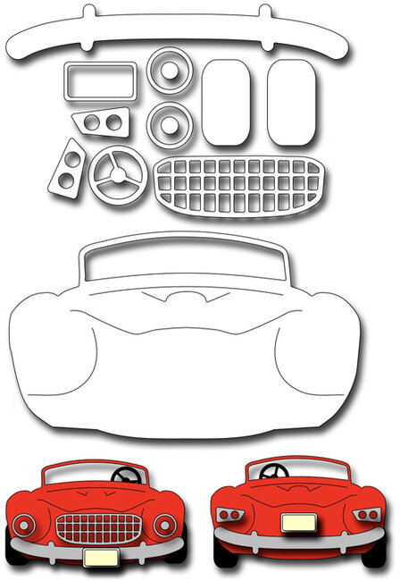 Big Car - Frantic Stamper Craft Dies