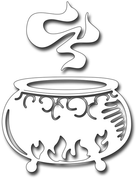 Big Cauldron - Frantic Stamper Halloween Craft Dies