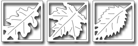 Leaf Vignette Squares - Frantic Stamper Craft Dies